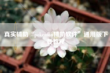 真实辅助“pokemon辅助软件	”通用版下载教程