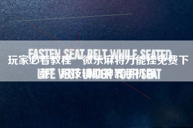 玩家必看教程“微乐麻将万能挂免费下载	”科技辅助神器手机版