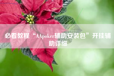 必看教程“AApoker辅助安装包	”开挂辅助详细