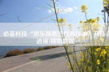 必备科技“微乐陕西三代有挂嘛	”开挂(透视)辅助教程