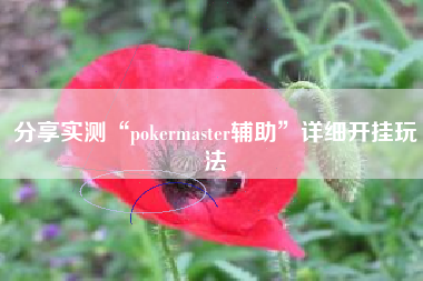 分享实测“pokermaster辅助	”详细开挂玩法