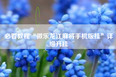 必看教程“微乐龙江麻将手机版挂”详细开挂