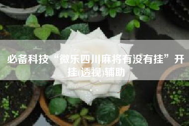 必备科技“微乐四川麻将有没有挂	”开挂(透视)辅助