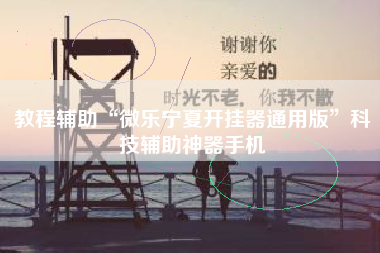 教程辅助“微乐宁夏开挂器通用版”科技辅助神器手机