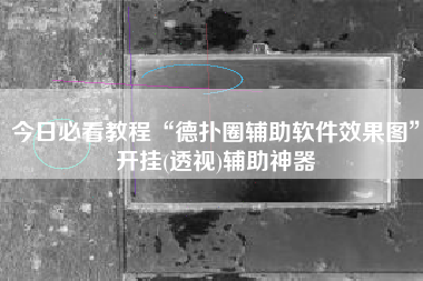 今日必看教程“德扑圈辅助软件效果图”开挂(透视)辅助神器
