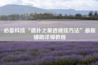 必备科技“德扑之星透视挂方法	”最新辅助详细教程