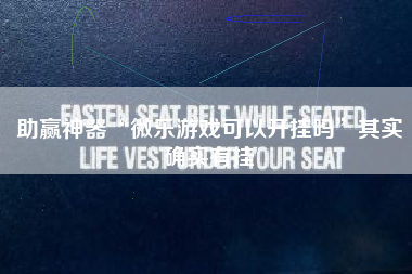 助赢神器“微乐游戏可以开挂吗	”其实确实有挂