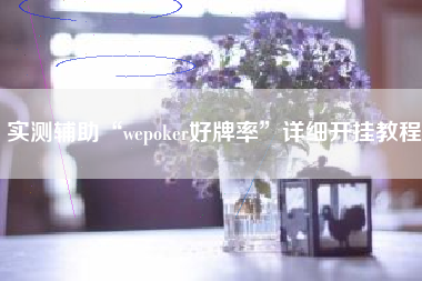 实测辅助“wepoker好牌率”详细开挂教程
