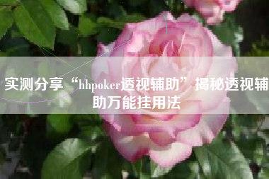 实测分享“hhpoker透视辅助	”揭秘透视辅助万能挂用法