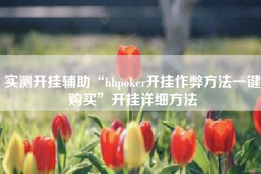 实测开挂辅助“hhpoker开挂作弊方法一键购买”开挂详细方法