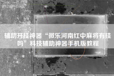 辅助开挂神器“微乐河南红中麻将有挂吗”科技辅助神器手机版教程