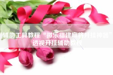 辅助工具教程“微乐福建麻将开挂神器	”透视开挂辅助教程